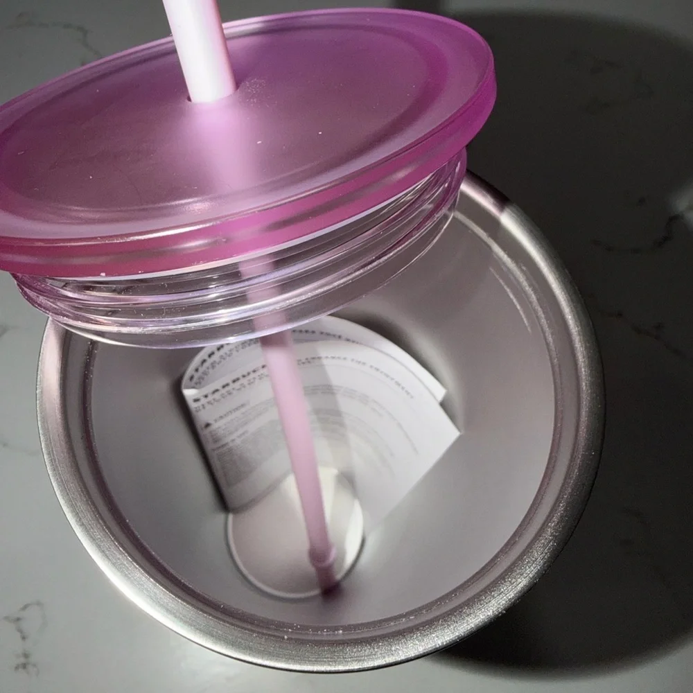 Starbucks Metallic Pink Tumbler